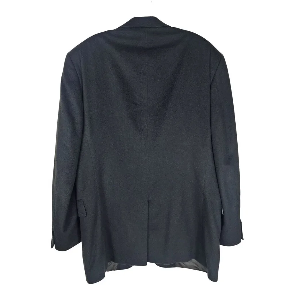 Jos A Bank‎ Cashmere Gordon Blazer 44L Dark Green Sport Coat Gentleman Academia